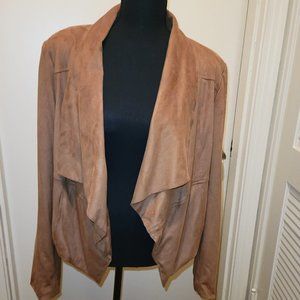 Micro Suede Tan Jacket